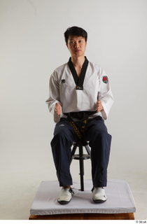 Lan  1 dressed kimono dress sitting sports whole body…